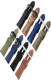 Whole Waterproof Nylon Leather Watch Band with Buckle Substitute Fashion Watches 44mm PAM Watch Strap 22 24 26mm327n2229254