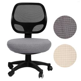Chair Covers 2 Pcs Seat Cover Office Desk Computer Stretchable Slipcovers Protector Elastic Half