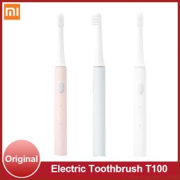 Products Xiaomi Mijia Sonic Electric Toothbrush T100 IPX7 Waterproof USB Rechargeable Ultrasonic Automatic Tooth Brush Adult Toothbrush