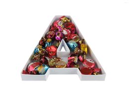 Decorative Figurines 8.18inch Sweet Candy Cherry Gummy Jelly Bean Packaging Chololate Fillable Box Papier Mache Shaped Cardboard Letter