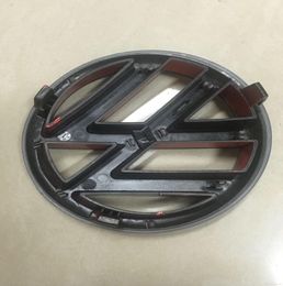 Hot 2 pcs /lot 135mm front badge for golf Mk6 VI front red black badge glossy logo emblem Bonnet6891842