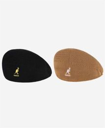 summer KANGOL kangaroo flat top fisherman hat visor basin hat fashion wild cotton fabric men and women flat top cloth hat Q07032489794799