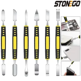 Professional Hand Tool Sets STONEGO 6Pcs/Set Metal Pry Bar For Electronics Repair Mobile Phone Digital Tablets Laptops Smart Watches