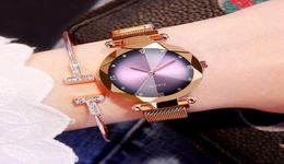 Wristwatches Luxury Women Watches Magnetic Starry Sky Female Clock Quartz Wristwatch Fashion Ladies Wrist Watch Relogio Feminino6828203