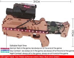 send a remote control 600FT Laser TagOutdoorIndoor Toy GunProfessional Lazer Battle Gun Laser Combat System3856917