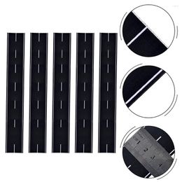 Garden Decorations N Scale Road Strips Black 40mm X 500mm Self Stick Strong Adhesion For Toy Cars Trucks Railroads Accessories