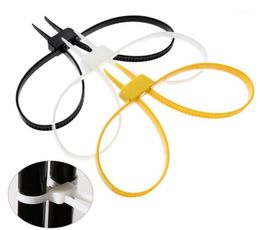 5Pcs Durable12mmx700mm 12x700 12700 plastic handcuffs Double Flex Cuff Disposable Handcuffs zip tie Nylon cable ties15038024