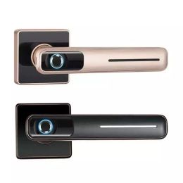 System Biometric Fingerprint Door Lock Intelligent Electronic Lock Smart Door Lock With Mechanical key For Home and Office Security