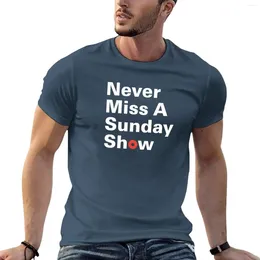 Men's Tank Tops Never Miss A Sunday Show1 T-Shirt Aesthetic Clothing Quick Drying Vintage Clothes Plus Size T Shirts Mens Funny
