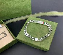 Bracelets high quality letter G luxury Jewellery gold chain pendants bijoux designer cci original packaging 925 red gre8252539