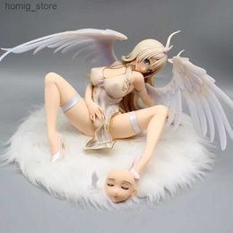 Action Toy Figures 19CM Anime Figma PartyLook White Angel 1/4 Sexy Girl PVC Action Figures Hentai Collection Model Doll Toys Birthday Gift Ornament Y240415