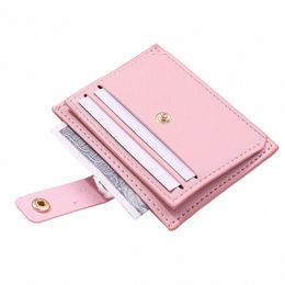 2022 New Women's Wallet Short Coin Purse Fi PU Leather Multi-card Bit Card Holder Mini Clutch for Girl z5LL#