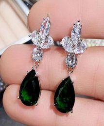 Dangle Earrings Chandelier Aesthetic For Female Shiny CZ Pendant Gorgeous Anniversary Gift Mom Luxury Women Jewellery GiftDangle C4541785