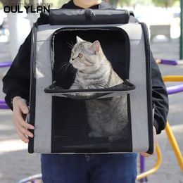 Cat Carriers Crates Houses Pet Carrier Ba Cat Ba Pets Backpack Outoin Carry Cats Double Shoulder Ba Travel Breathable Lare Capacity Pet Supplies L49