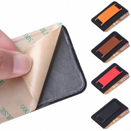 new Fi Elastic Card Holder Universal Cell Phe Holder ID Card Holder Cellphe Pocket Card Pouch Adhesive Sticker V7r4#
