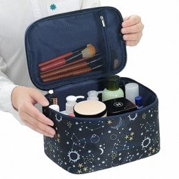 travel Portable Women Makeup Cosmetic Bag Storage Organiser Large Capacity Waterproof Toiletries Cosmetic Organiser Storage Bag 70QV#