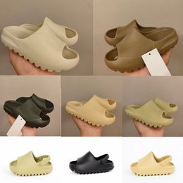Kids Slippers EUA Slides Sandals Outdoor Shoes Toddlers Childrens Triple Red White Black Desert Sand Bone Resin Size 23-35