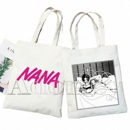 nana Osaki Manga Anime Japanese The Black Stes Shop Bag Tote Handbag Shopper Recycle Bag Reusable Tote Custom F8KT#