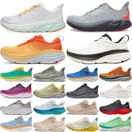 Running Shoes 2024 Classic design Casual shoes Cliftons Shoes Harbour Mist Black White Carbon X 2 Free People Designer Athletic Bondis 8 Mens Women sneakers