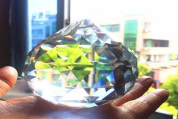 Good Quality Guaranteed K9 Clear Crystal Faceted Chandelier Ball 70mm Fengshui Crystal ball Christmas Suncatcher6883162