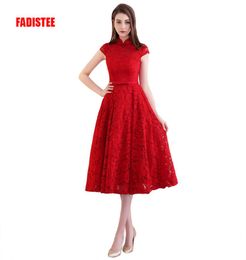 FADISTEE New arrival elegant Cocktail Dresses evening dress party dresses lace short Aline Modern Art Decoinspired sexy backless2061451