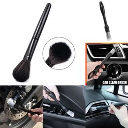 2024 Car Detailing Brush Soft Auto Interior Detail Brush With Synthetic Bristles Auto Dash Air Outlet Dust Removal Tools Accessories