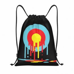 custom Wee Target Drawstring Bags Men Women Lightweight Archery Archer Darts Shoot Sports Gym Storage Backpack A4Hu#