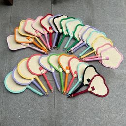 Decorative Figurines Flower Shaped Summer Handmade Fans Home Decoration DIY Artificial Fan Fashion Cooling Banana