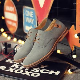 Casual Shoes Brand 2024 Suede Leather Men Oxford Classic Sneakers For Male Comfortable Footwear Large Size 38-48