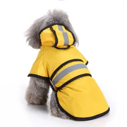 Dog Apparel And Small Large Hooded Raincoat Medium Reflective Hook&loop Pet Clothes Calming Shirt Ears For Dogs