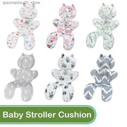 Stroller Parts Accessories Baby Summer Cool Cushion Baby Cart Accessories Childrens Seat Breathable 3D Cushion Baby Touring Car Plum Chair Cushion Q240416