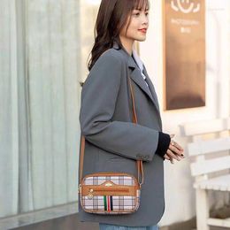 Bag Colour Matching Trend Messenger Small Square For Ladies Large Capacity Mobile Phone Coin Purse Retro Casual Shoulder