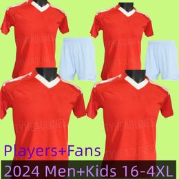 24 25 Fans Player Version BEnfiCaS Soccer Jerseys RAFA SEFEROVIC WALDSCHMIDT PIZZI RAFA G.RAMOS 2023 2024 Home Men Kids Kit Football Shirts OTAMENDI Kokcu Di Maria