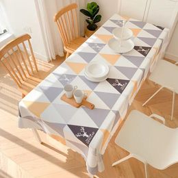 Table Cloth Protection Of Water Light Much Oil Disposable Cotton And Pure Fresh Wind_Kng934