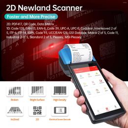 Handheld Android 13.0 POS PDA Terminal Support 1D 2D Barcode Scanning With Professional Scanner Module 4G BT Communication