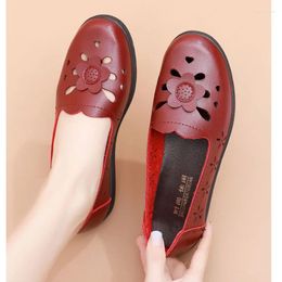 Casual Shoes For Women 2024 Slip-on Women's Flats Fashion Solid Flat Flower Decoration Zapatos