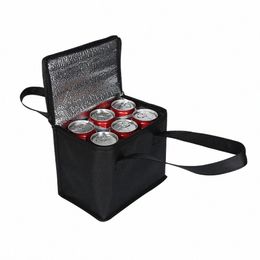 portable Lunch Bag Can Cooler Pack Food Packing Ctainer Thermal Insulated Lunch Bag N-woven Cloth Eco-friendly Food Storage b9ES#