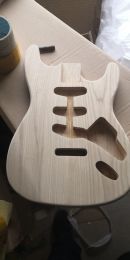 Guitar Ash Wood Guitar Kit Body Without No Paint