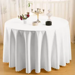 Table Cloth 2024 Square Cover Pure Colour Round Cloth_AN3615