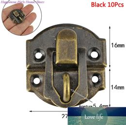 10Pcs Antique Hasps Iron Lock Catch Latches For Jewelry Chest Box Suitcase Buckle Clip Clasp Vintage Hardware6980342