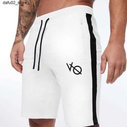 Men's Shorts Mens Cotton Sporting Running Shorts Male White Breathable Basketball Bodybuilding Sweatpants Fitness Shorts Jogger Gyms Shorts Q240416