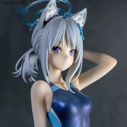 Action Toy Figures Blue Archive Figure Sunaokami Shiroko Figurine Cute Girl 1/7 Pvc Action Figure Toy Adults Collection Kawaii Cute Model Doll Gift Y240415