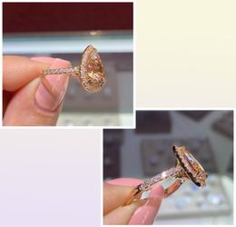 Womens Wedding Fashion Gemstone Engagement Rings For Women Jewelry Simulated Diamond Ring3210309