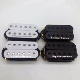 Cables SH1Passive Humbucker Neck/Bridge Pickups Electric Guitar Alnico 4 conductor wires coil split White/Black