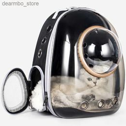 Cat Carriers Crates Houses Transparent Pet Carrier Backpack Astronaut Space Capsule Breathable Car Bike Window Bubble Cat Do Travel Carry Ba L49