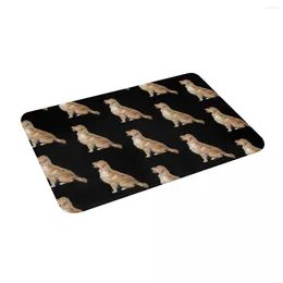 Carpets Golden Retriever 24" X 16" Non Slip Absorbent Memory Foam Bath Mat For Home Decor/Kitchen/Entry/Indoor/Outdoor/Living Room