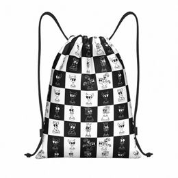 ch Club Seven Drawstring Bags Men Women Portable Gym Sports Sackpack Chboard Game Ch Piece Shop Storage Backpacks y2uD#