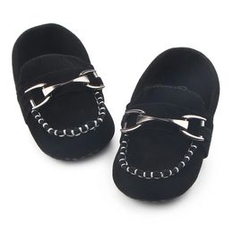 Newborn Baby Boy Shoes Moccasins Patch Slip-On Plaid Casual New Born Infant Toddler Baby Girl Shoes 0-18Months