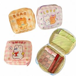 cute Carto Small Cosmetic Bags Lipstick Makeup Organiser Case Travel Earphe Storage Bag Pouch G60Z#