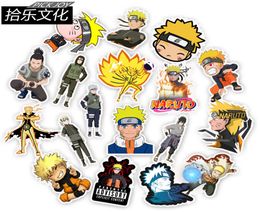 50 pcslot Car Sticker Naruto Anime For Laptop Skateboard Pad Bicycle Motorcycle PS4 Phone Luggage Decal Pvc guitar Stickers4507233